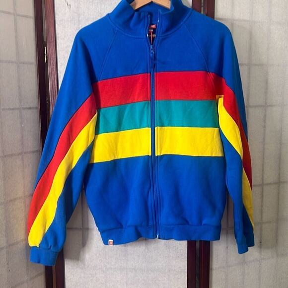 LEGO x Target Mens‎ Blue Colorblock Striped Full Zip Track Jacket Size Small - Picture 2 of 11